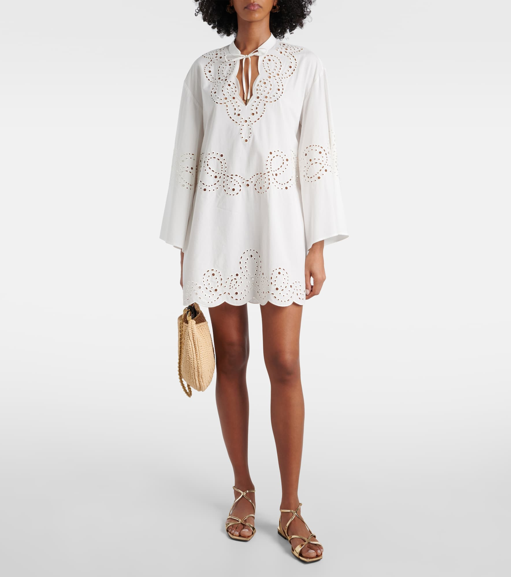 Sarina broderie anglaise minidress - 2