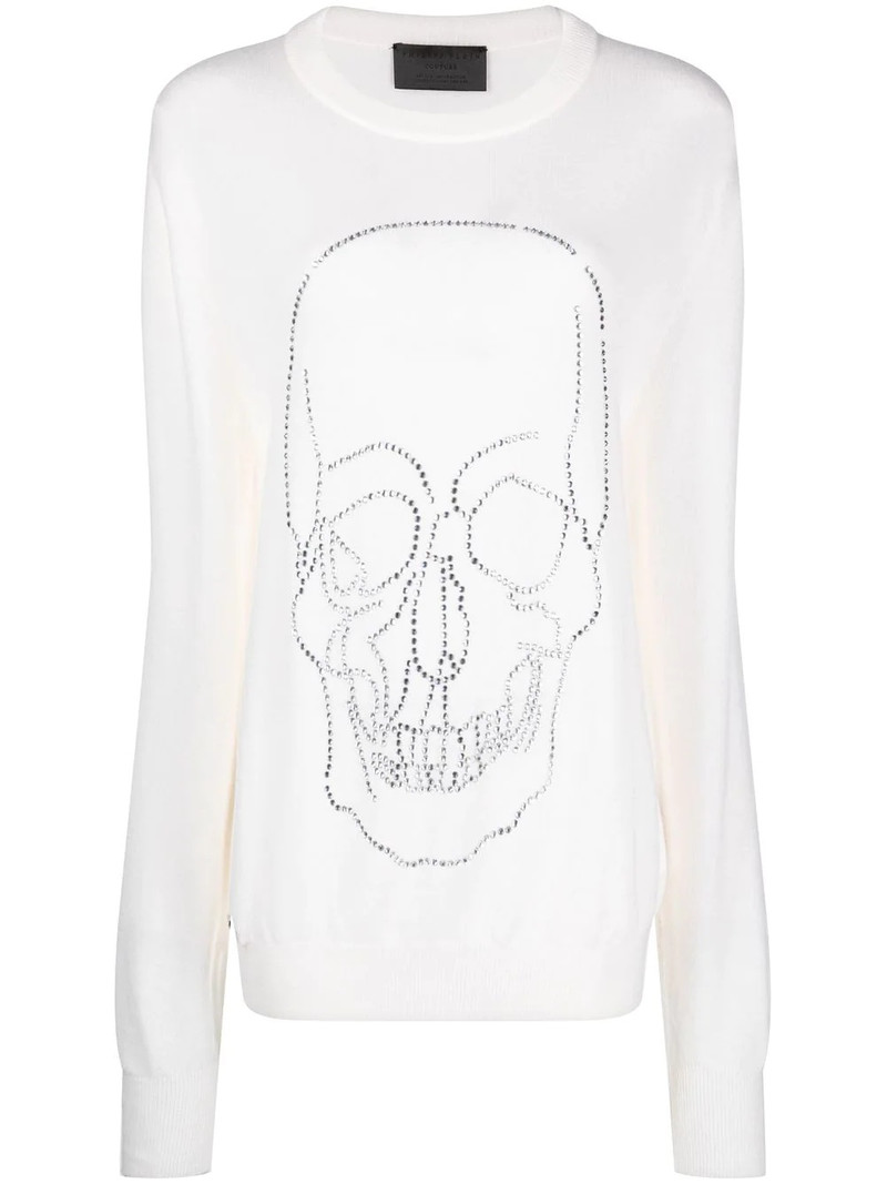 studded-skull cashmere pullover 1