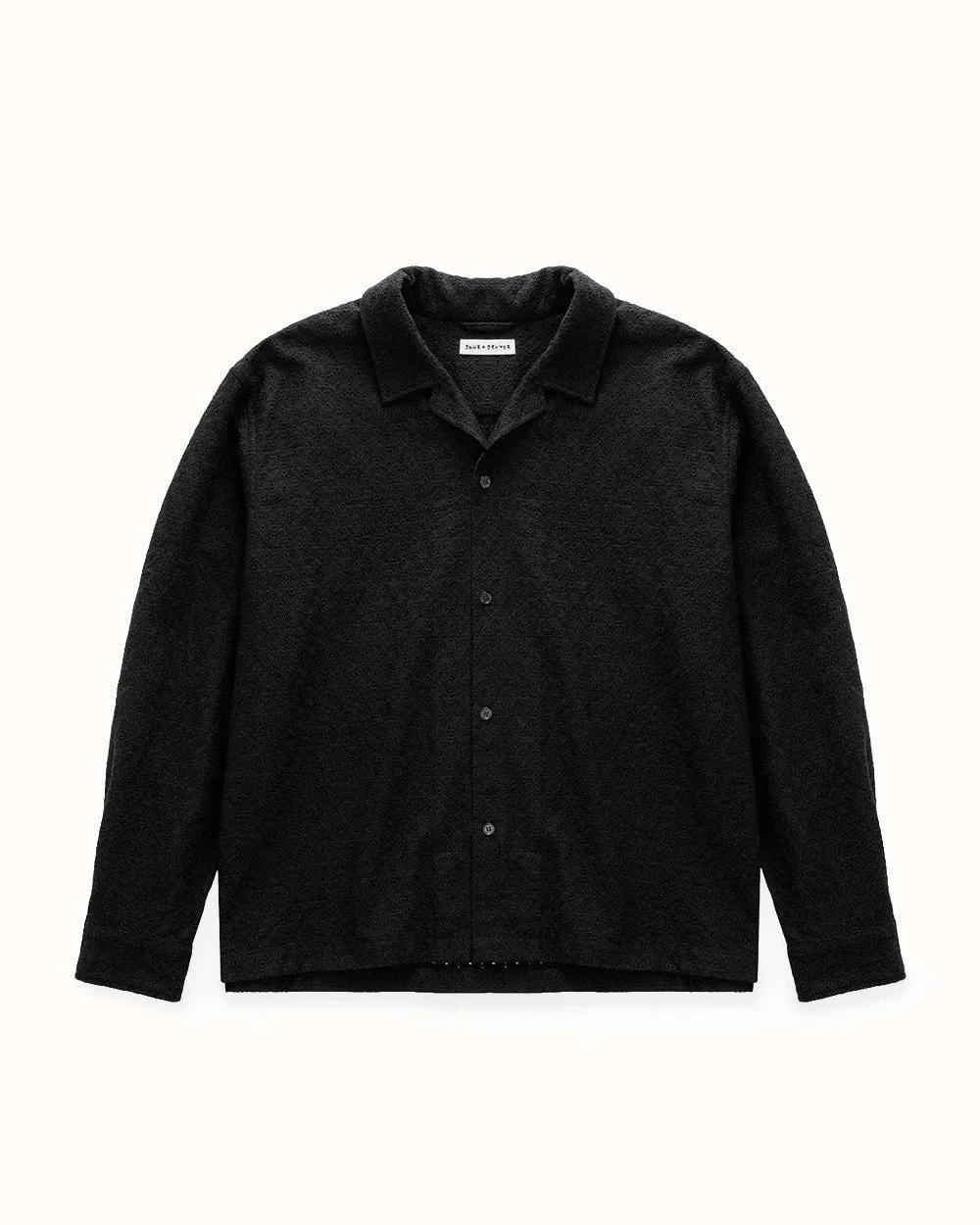 Duke Black Crochet Shirt - 1