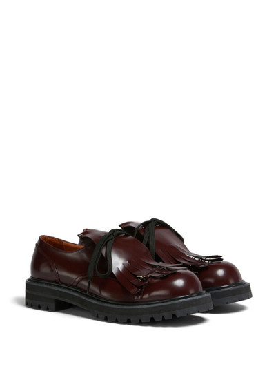 Marni Dada leather lace-up shoes outlook
