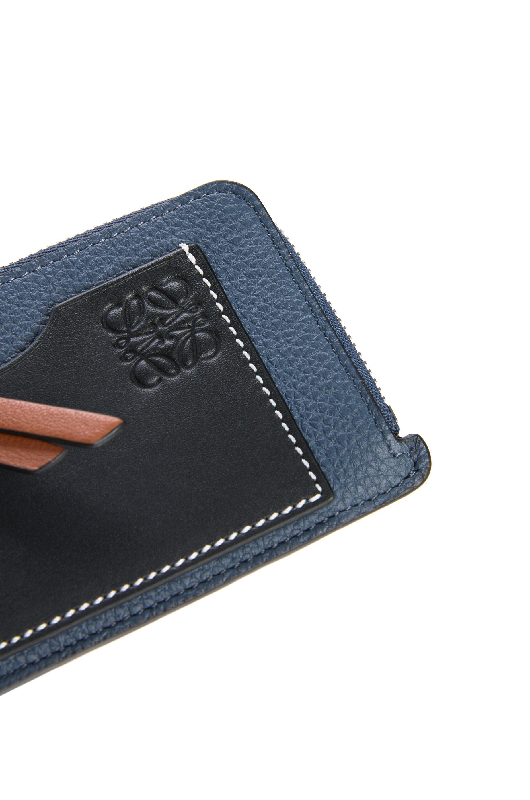 Coin cardholder in soft grained calfskin - 4