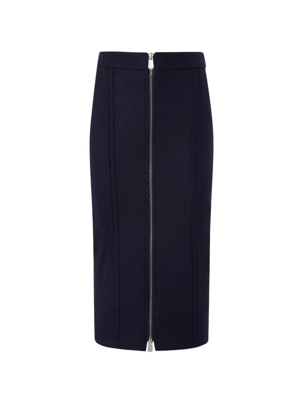 zip-fastening panelled skirt - 1