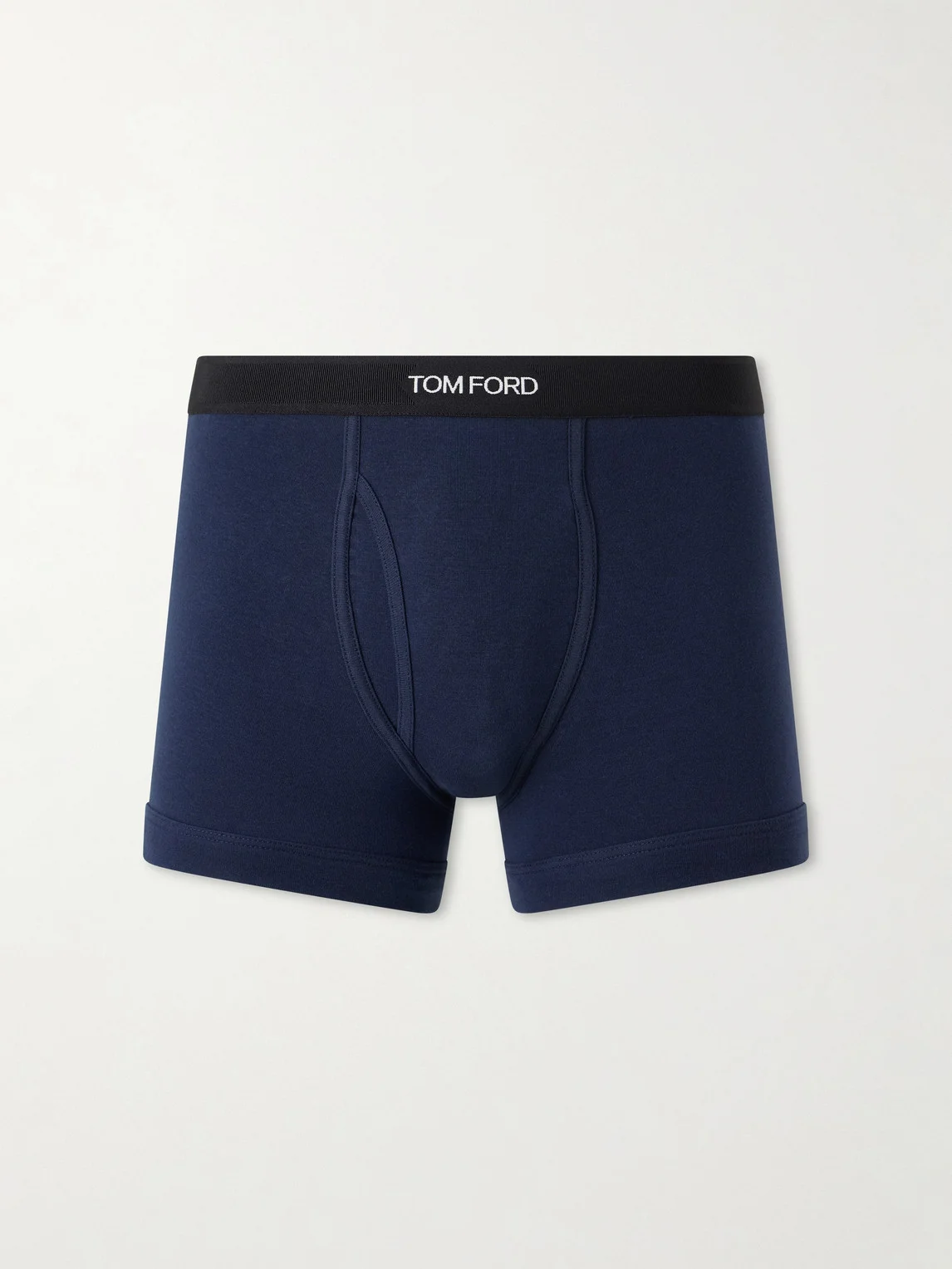 Stretch Cotton-Blend Jersey Boxer Briefs - 1