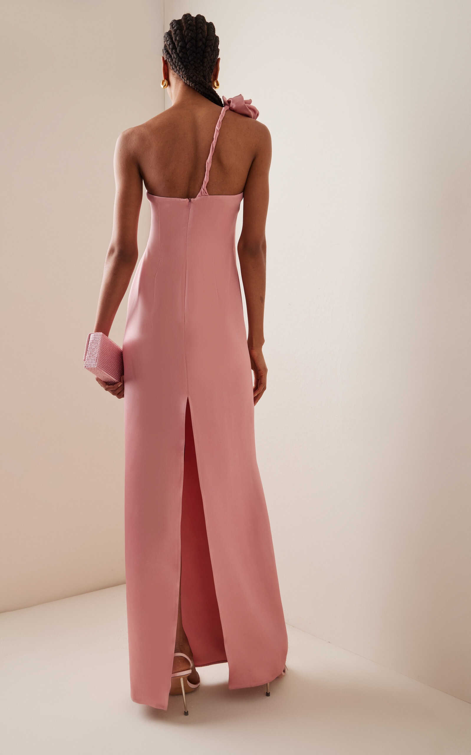 ワンピース MAGDA BUTRYM '22' dress Rent Magda Butrym Pink Dress | By Rotation UK