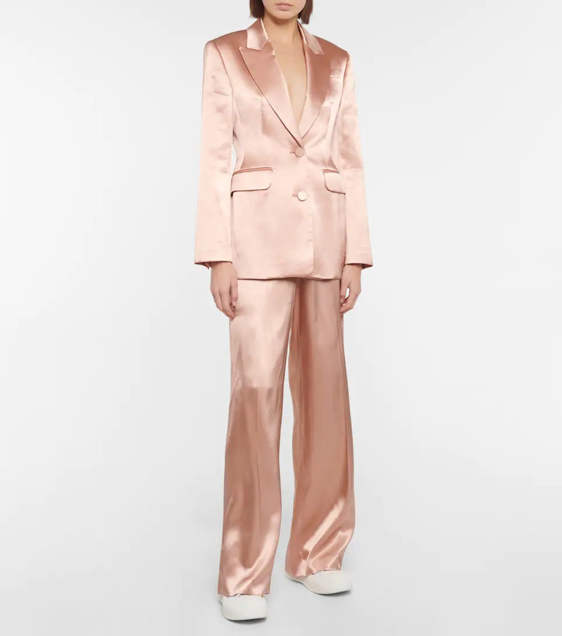 Alexander McQueen High-rise wide-leg pants outlook