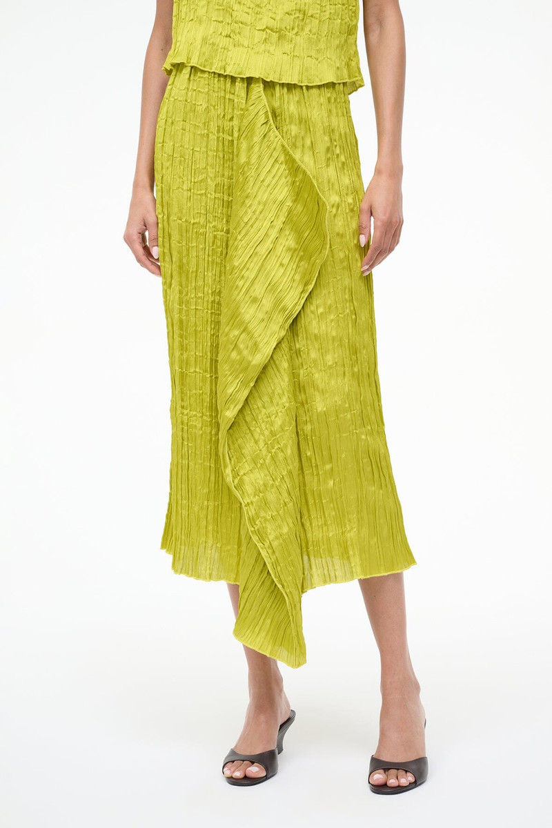 STAUD STAUD MAI SKIRT CHARTREUSE outlook