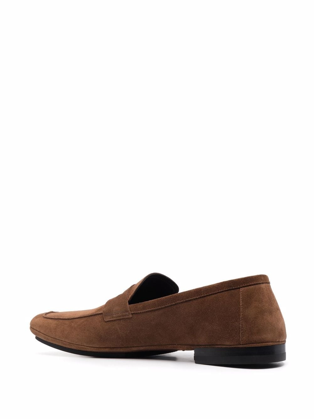 almond toe logo tab loafers - 3