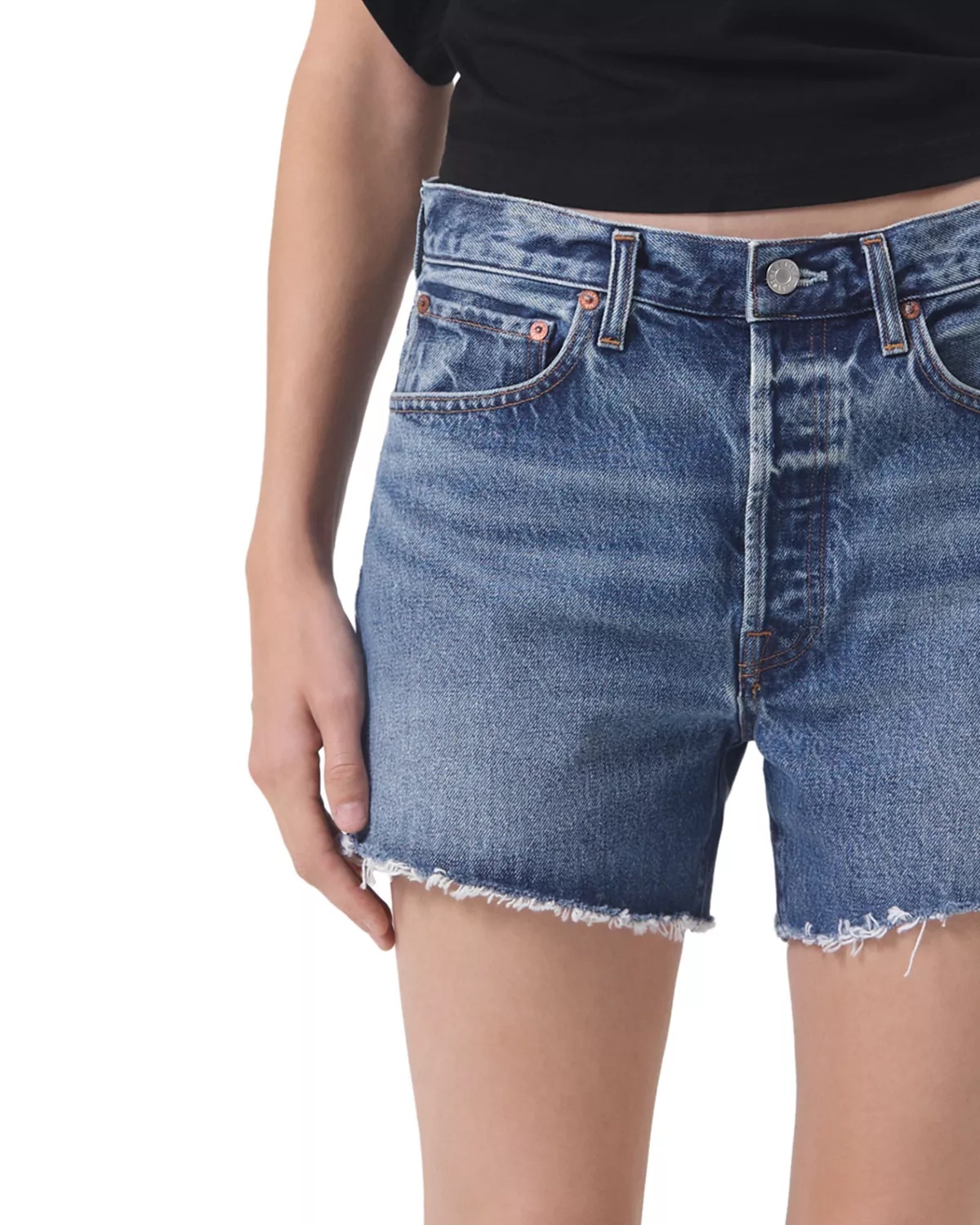 Parker Cutoff Denim Shorts in Ruin - 5