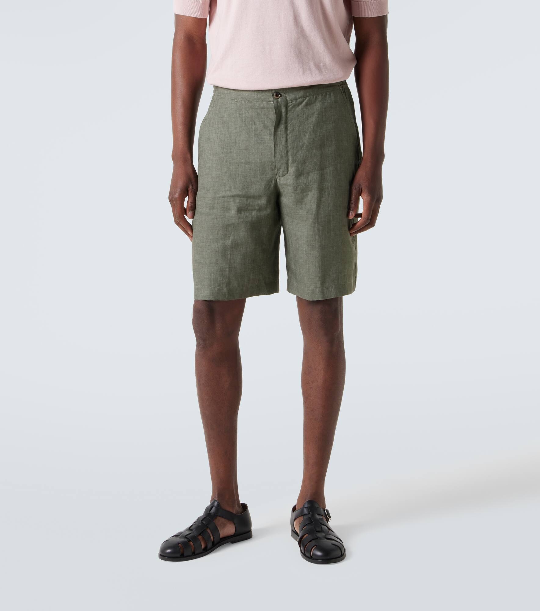 Nolan linen Bermuda shorts - 3