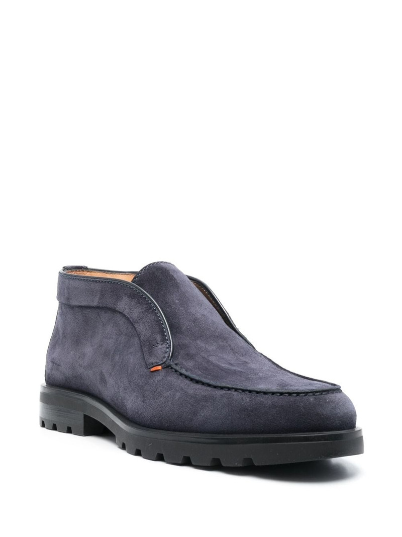 Santoni Detroit Rock suede boots outlook