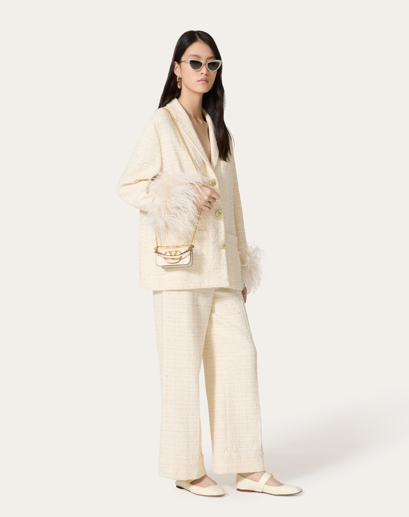 Valentino DELICATE TWEED JACKET outlook