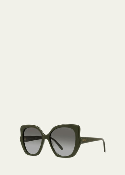 Loewe Logo Acetate Square Sunglasses outlook