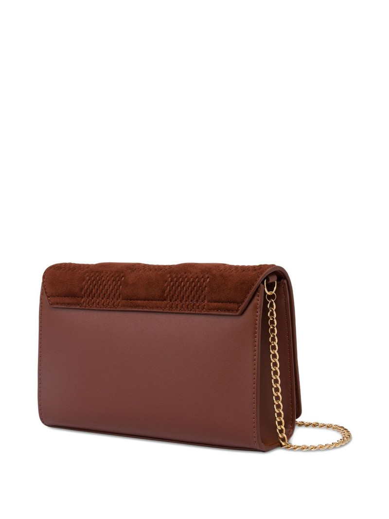 Moschino logo-plaque chain crossbody bag outlook