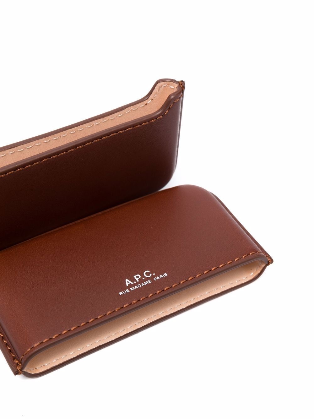 embossed logo stamp cardholder - 3