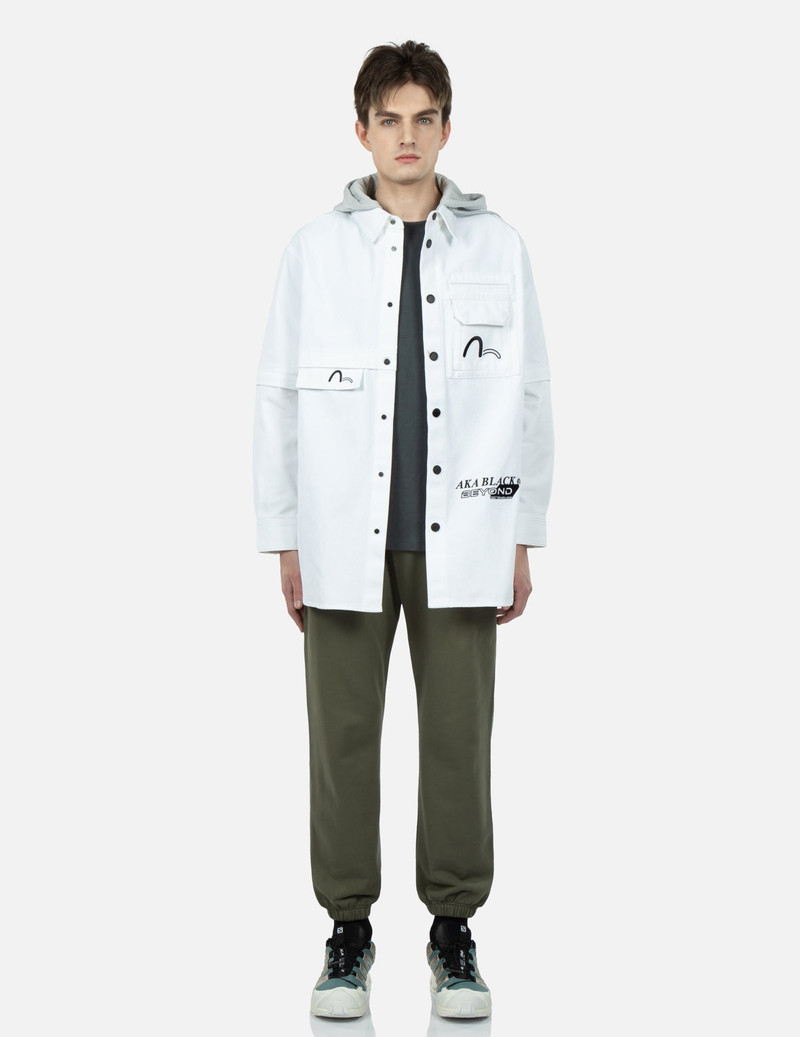 Multi Graphic Embroidery Mock 2-in-1 Jacket 1