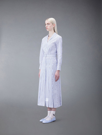 Thom Browne Stripe Poplin Midi A-Line Shirtdress outlook