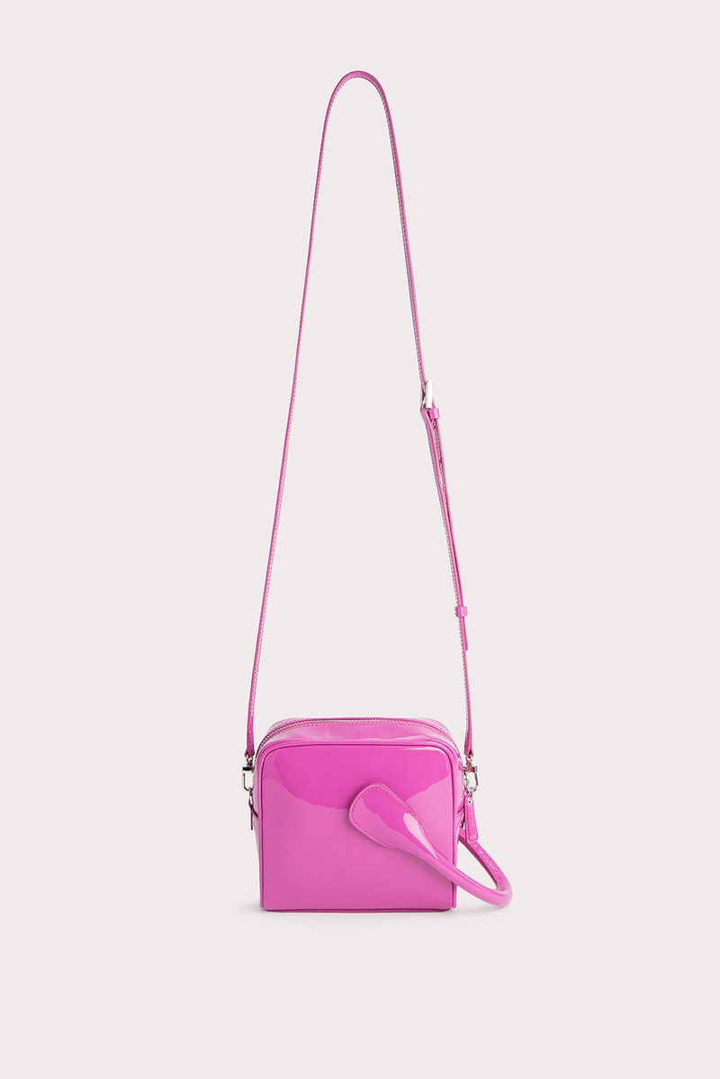 BY FAR Cam Fuchsia Patent Leather outlook