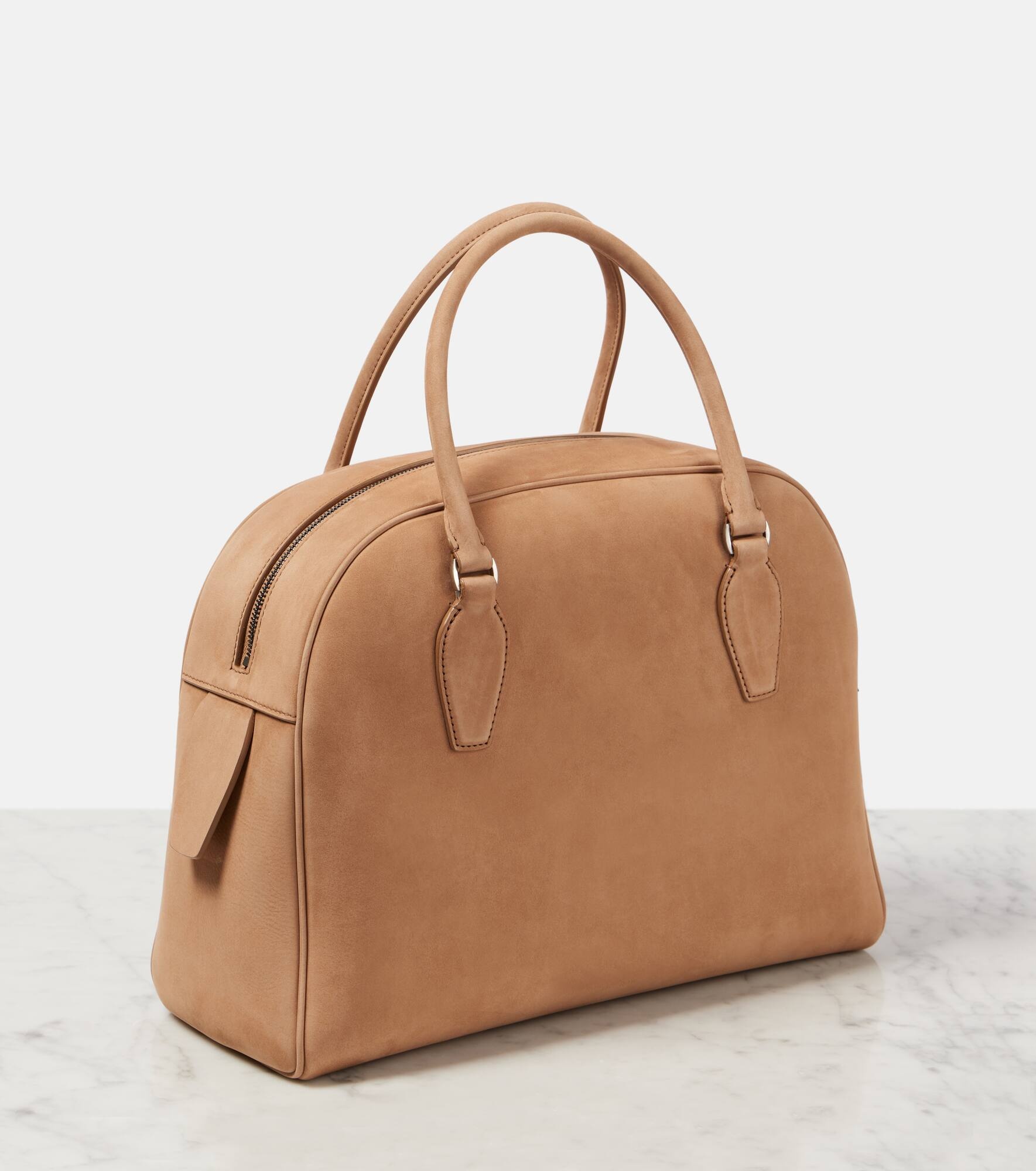 India 12.00 suede tote bag - 4