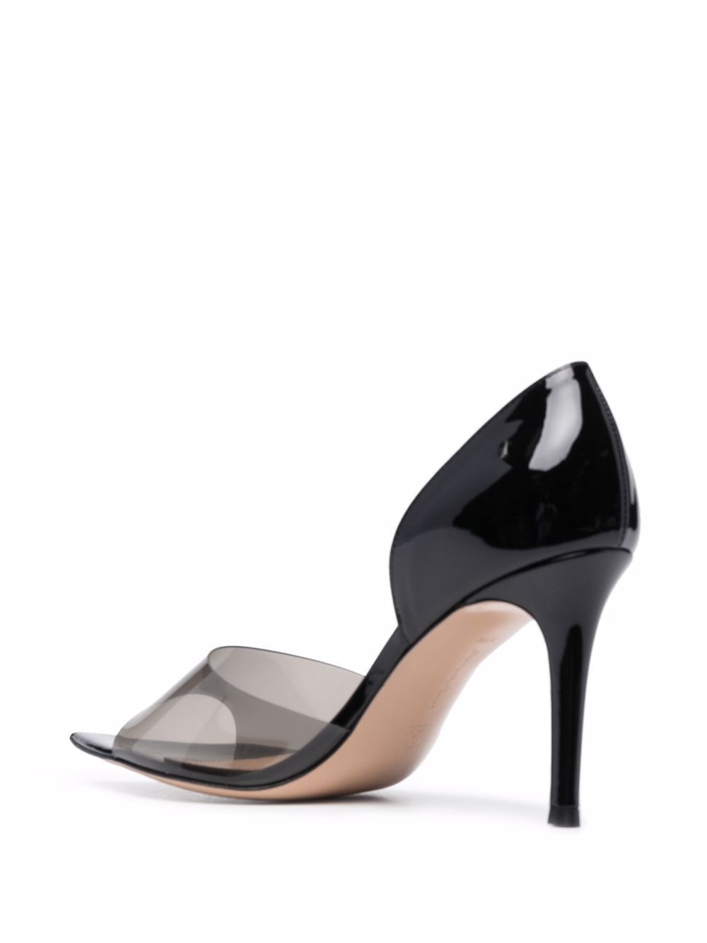 Bree 85mm transparent-strap pumps - 3