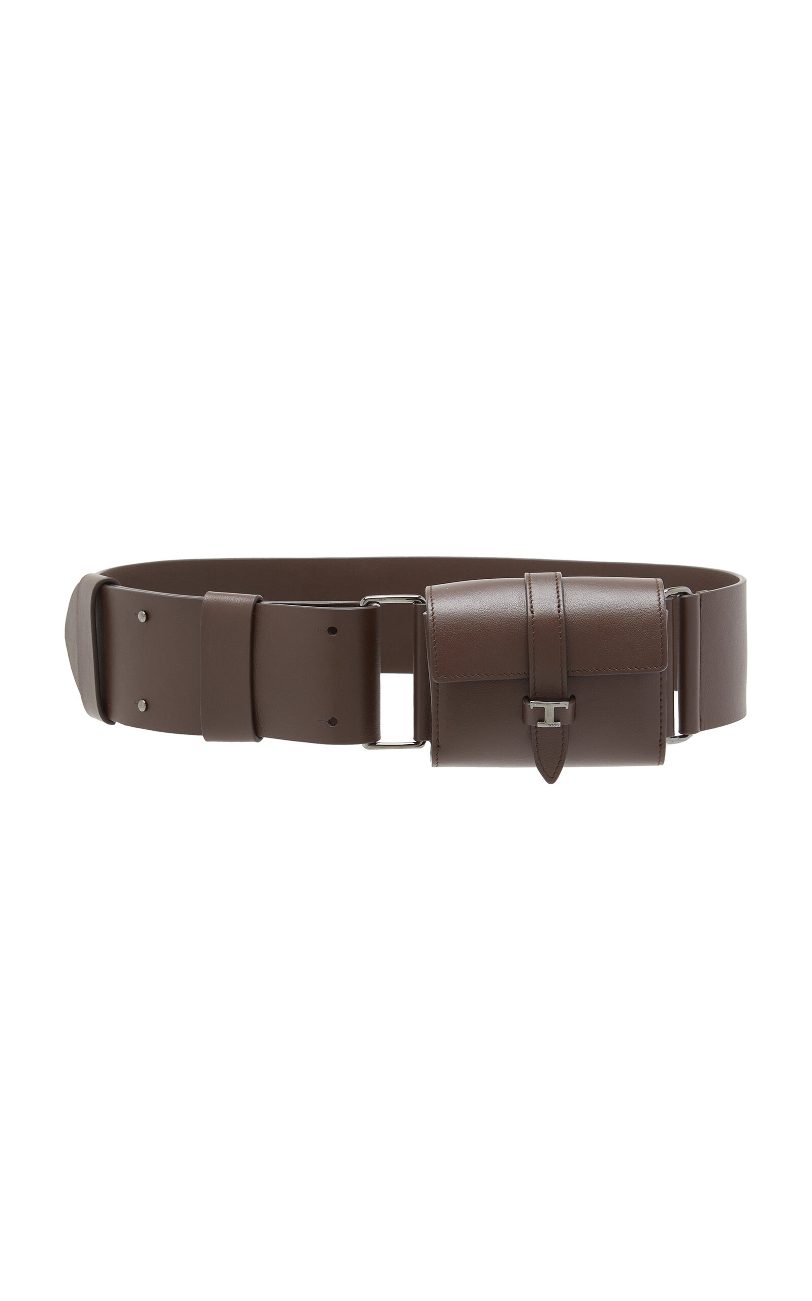 T Leather Belt Bag brown - 1