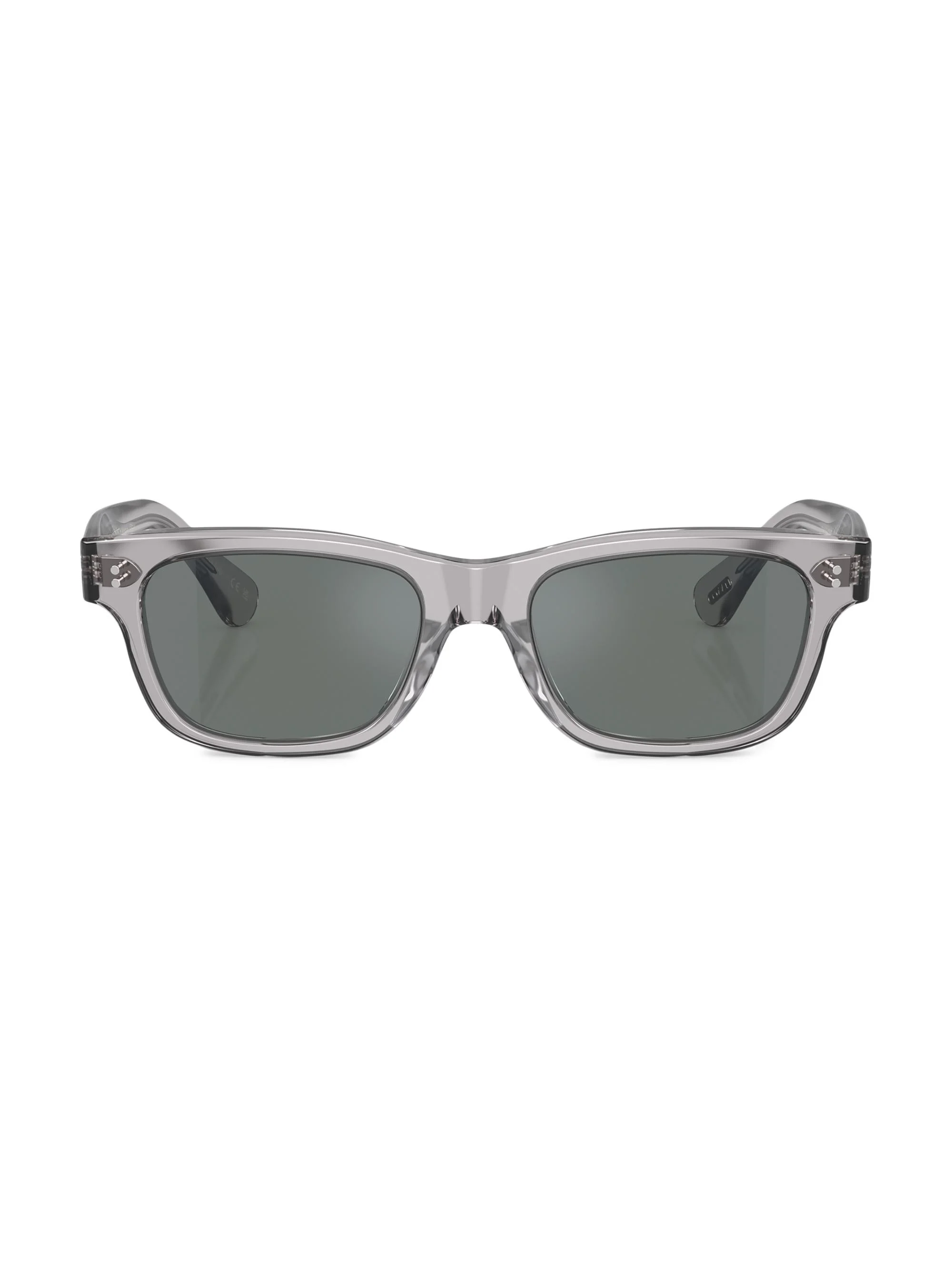 Women's Rosson Sun Pillow 53MM Square Sunglasses - Transparent Grey Teal - 1