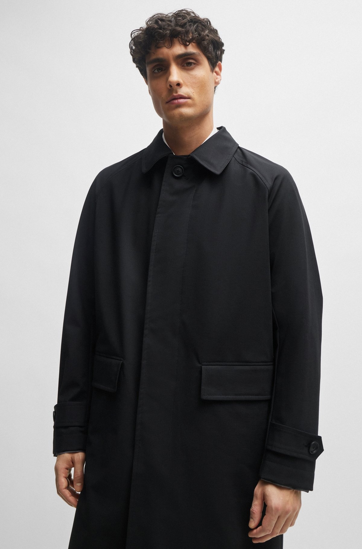 REVERSIBLE CAR COAT IN WATERPROOF PERFORMANCE-STRETCH MATERIAL - 3