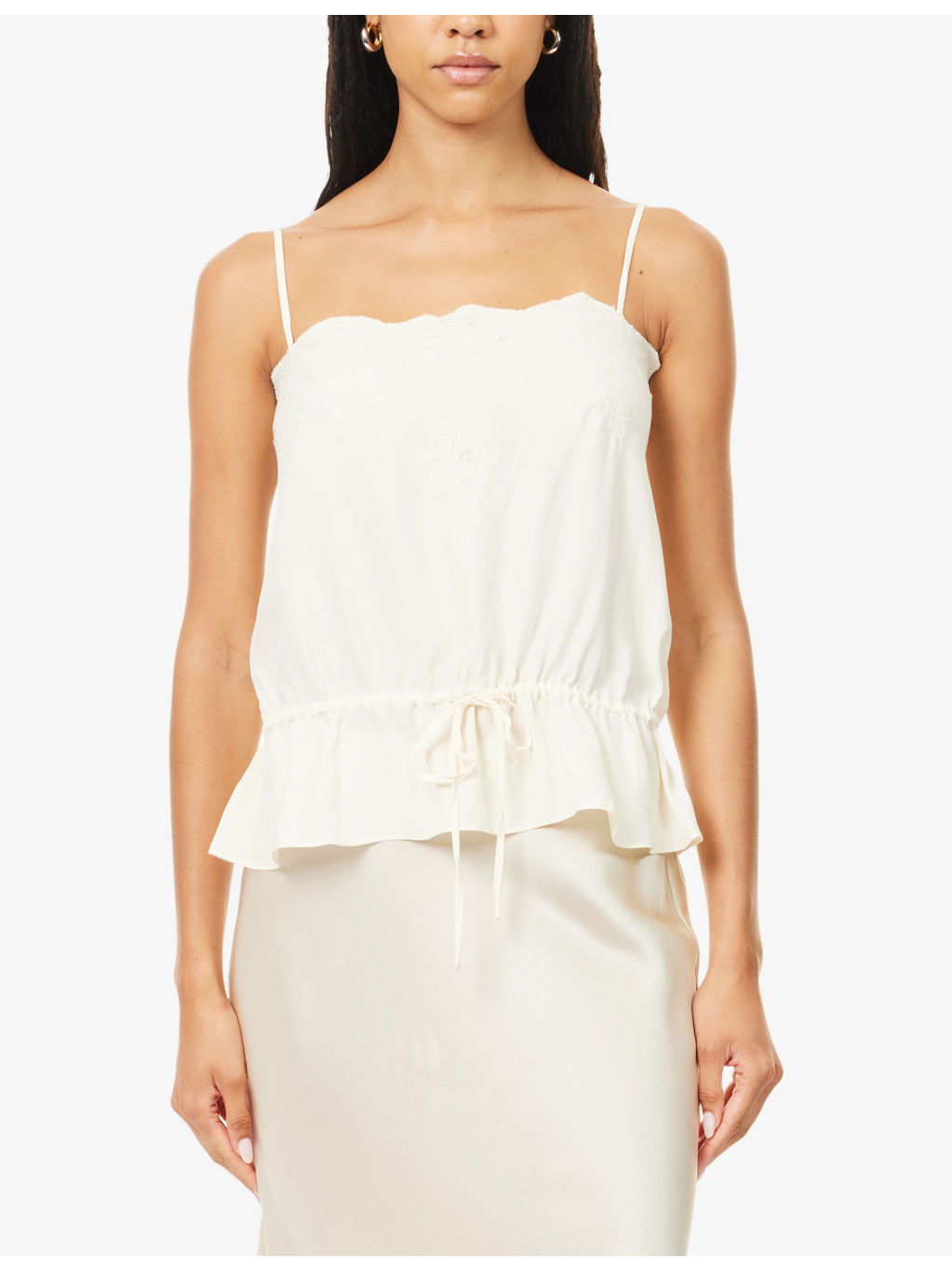 Silvia Sleeveless Silk Top - 3