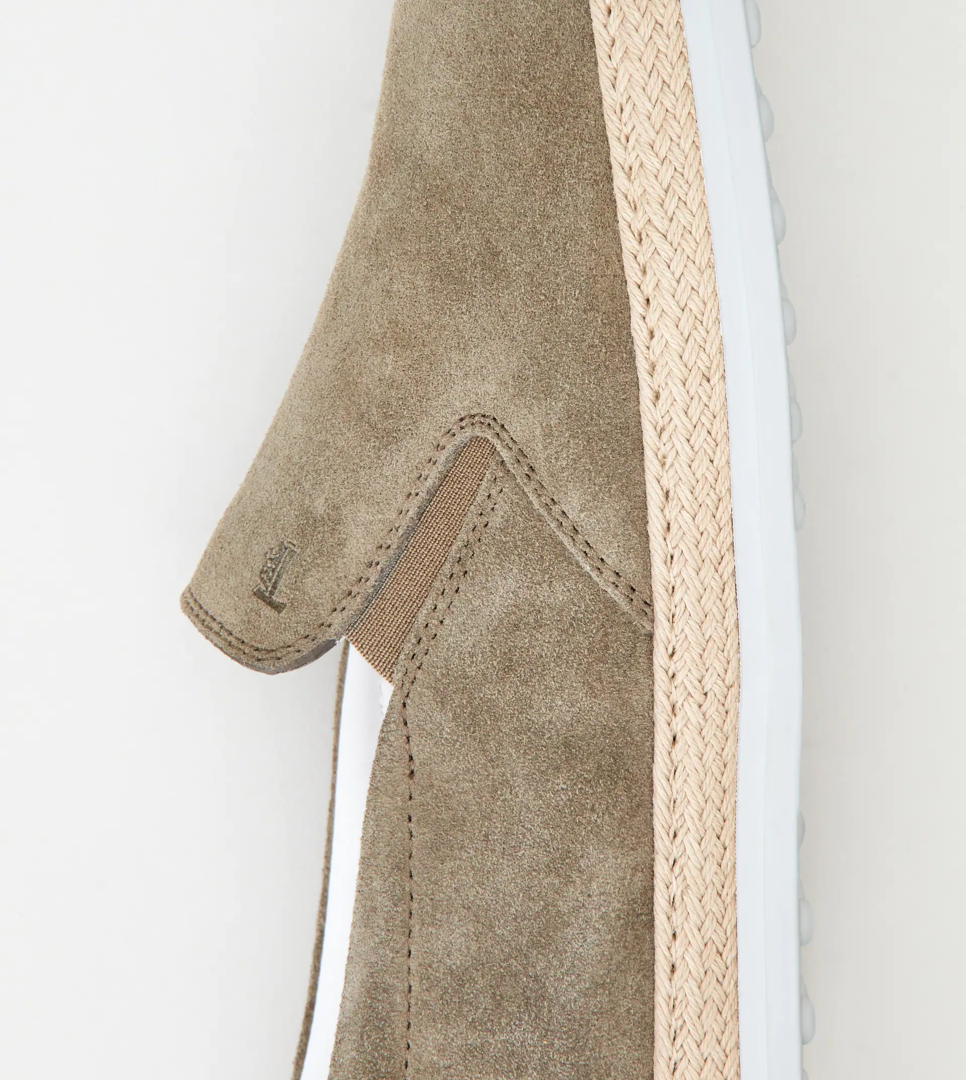 SLIP-ON SHOES IN SUEDE - BROWN - 4