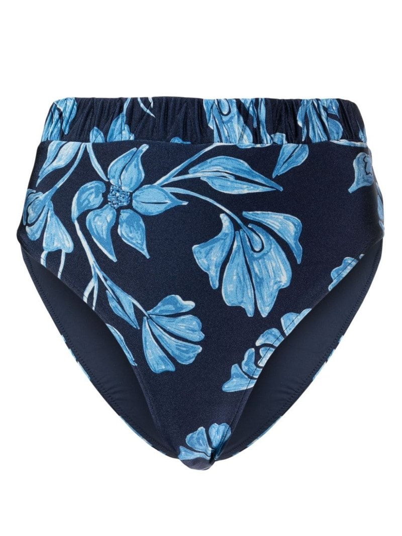 Nightflower floral-print bikini riefs 1