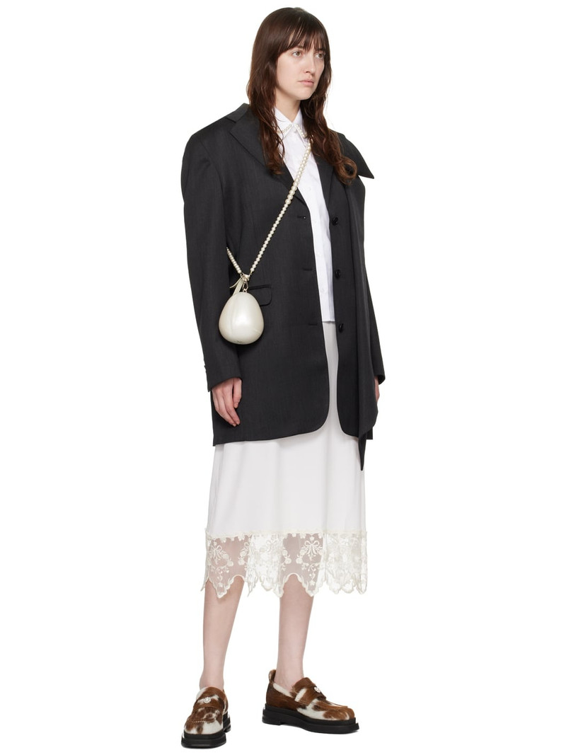 Simone Rocha Brown Heart Toe Platform Loafers outlook