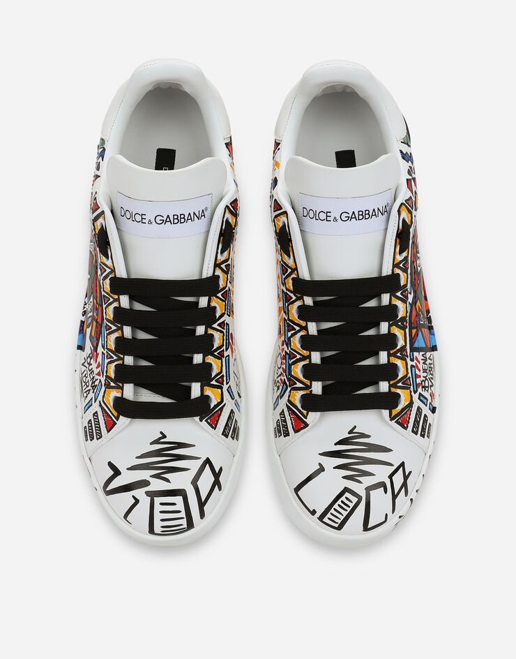 Calfskin Portofino sneakers - 4