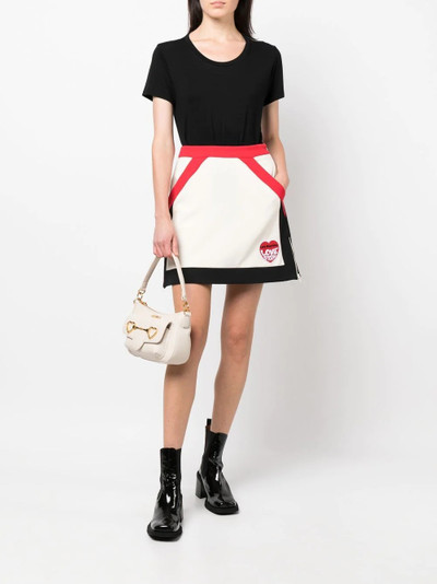 Moschino heart-horsebit shoulder bag outlook