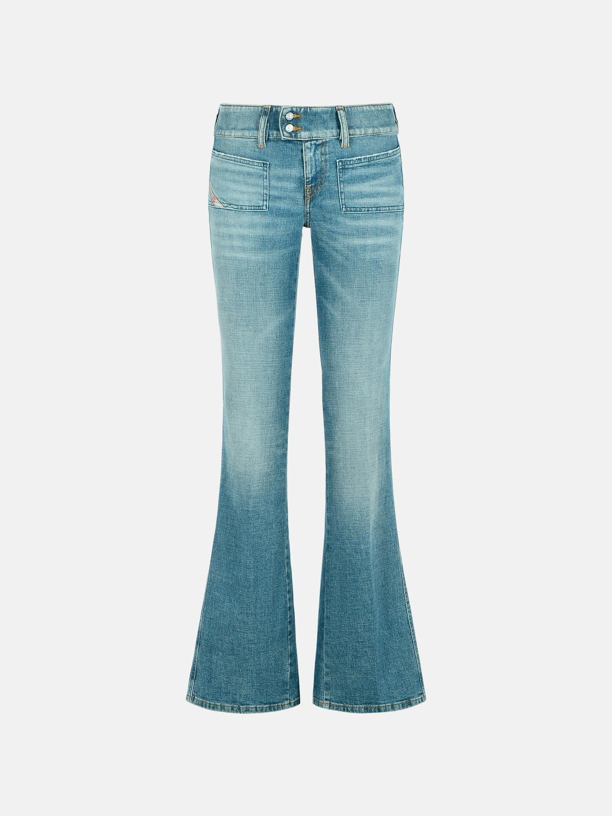 'D.HUSH' MEDIUM BLUE COTTON JEANS - 1
