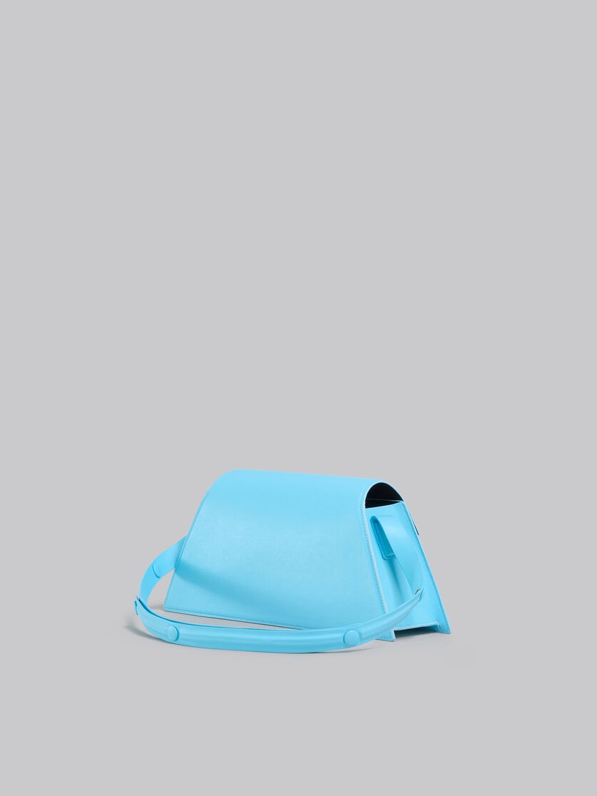 MEDIUM TRUNKOISE BAG IN SMOOTH LIGHT BLUE LEATHER - 2