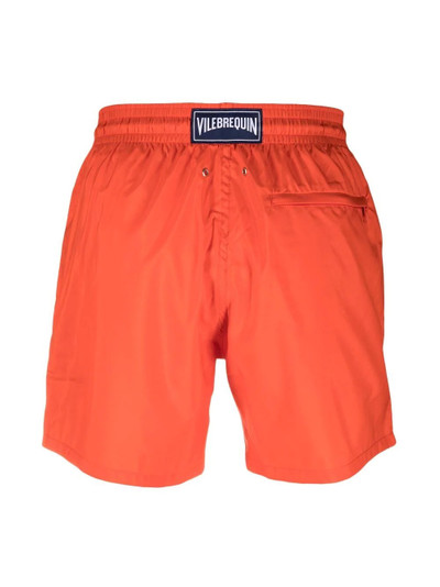 Vilebrequin logo-patch swim shorts outlook