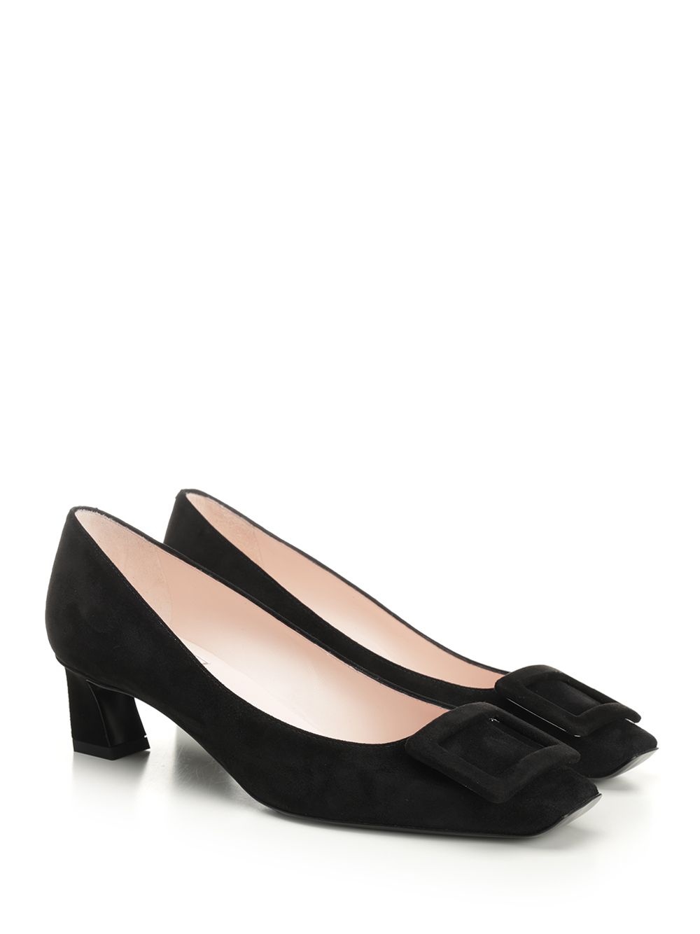 Trompette Covered Buckle Dec 45 Pumps Black - 2