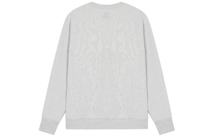 New Balance Logo Printing Round Neck Pullover Couple Style Gray 5CC17083-OA - 2