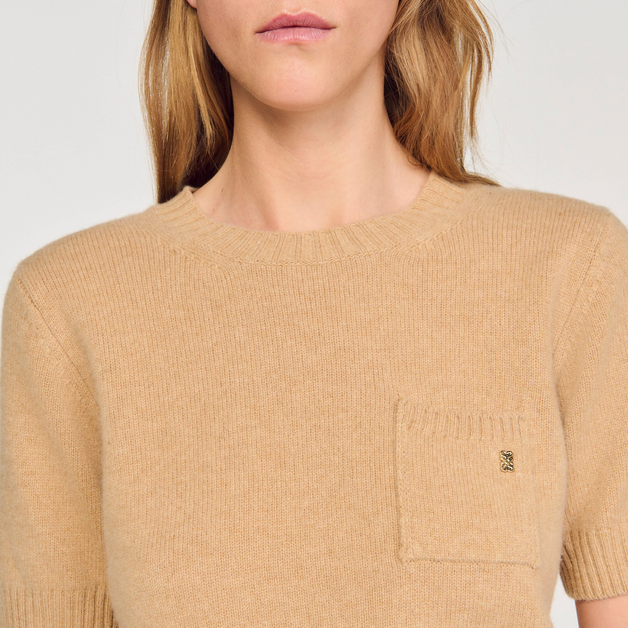 SHORT-SLEEVE SWEATER - 3