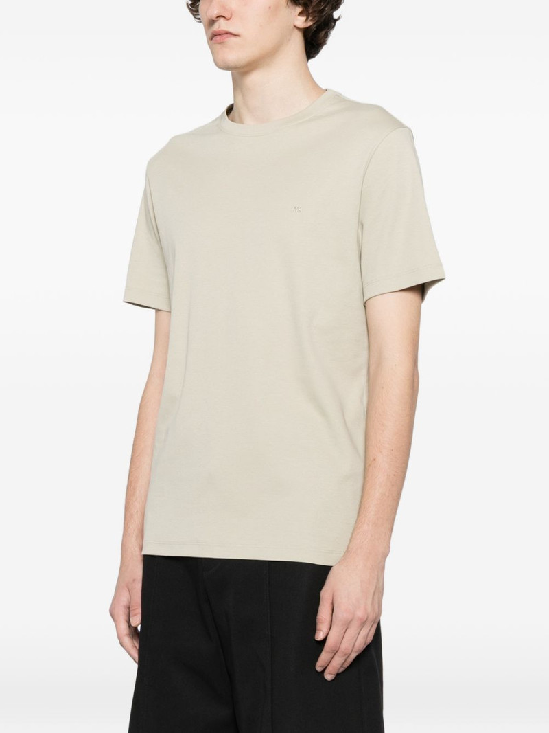 logo-embroidered cotton T-shirt 3