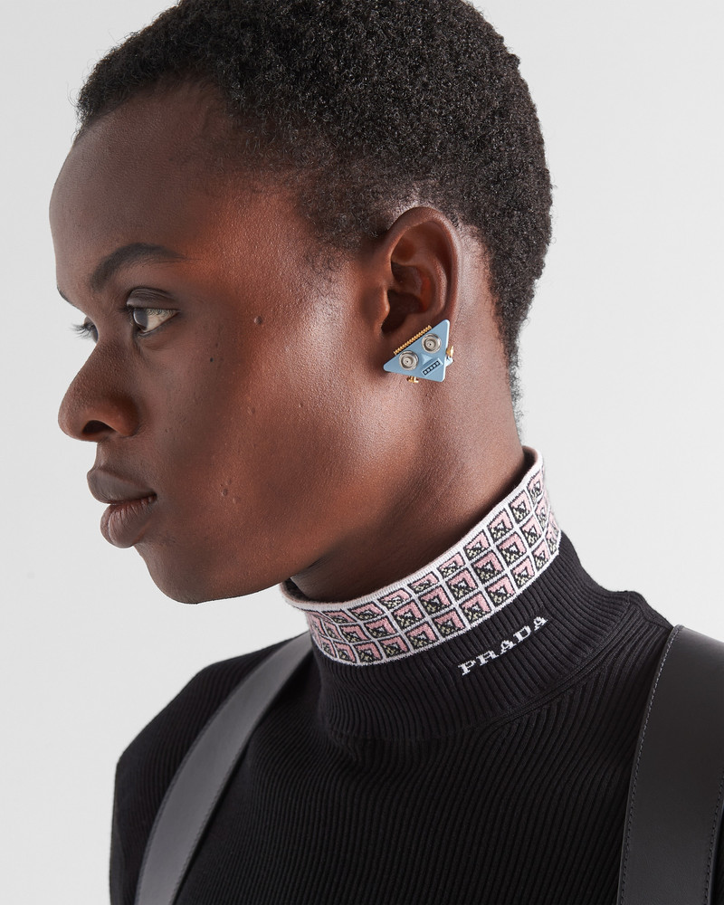 Prada Robot Jewels earring outlook