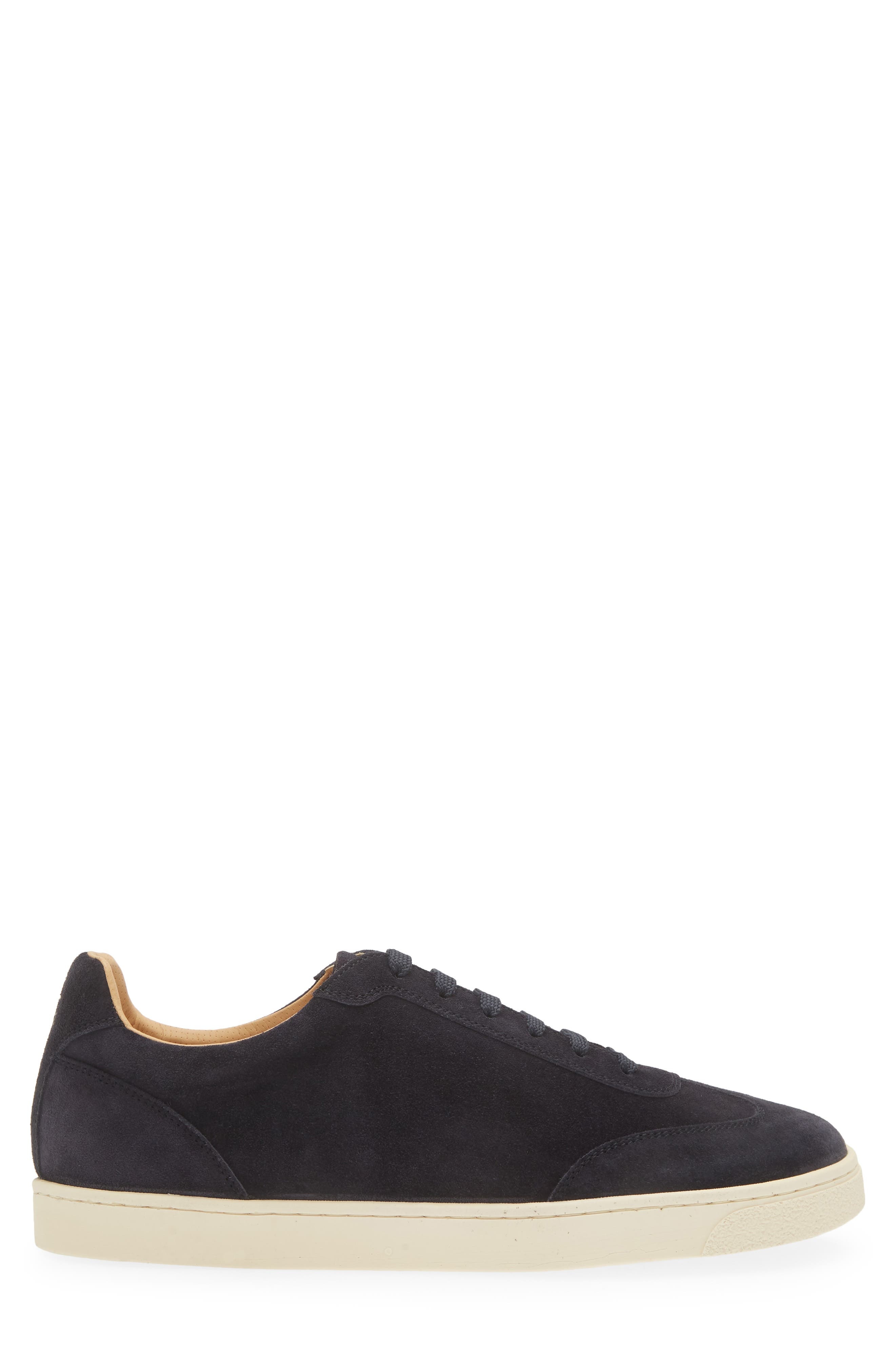 Brunello Cucinelli Suede Low Top Sneaker in Navy at Nordstrom - 3