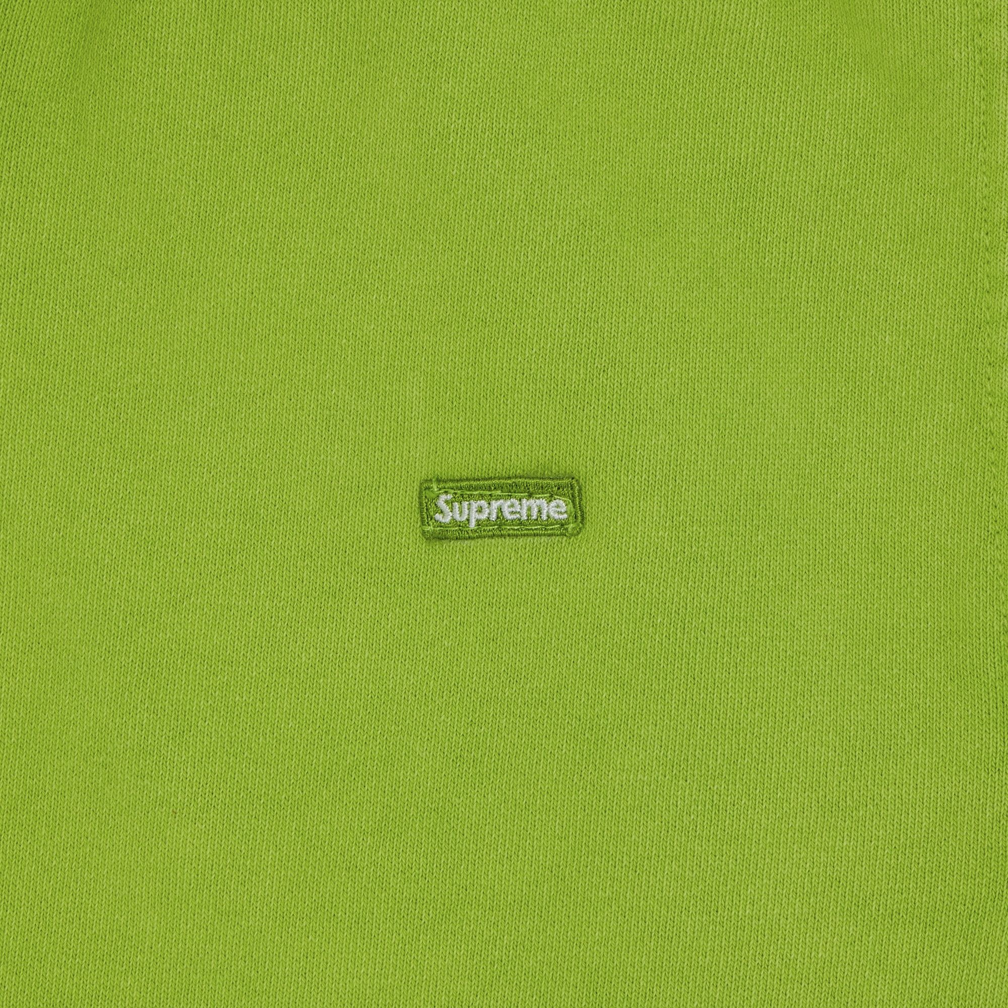 Supreme Overdyed Small Box Sweatshort 'Lime' - 3