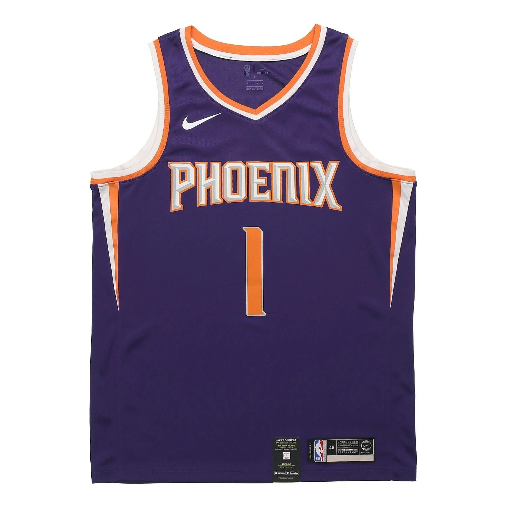 Nike Devin Booker Maillot Icon Edition Swingman Phoenix Suns Purple 864503-568 - 1