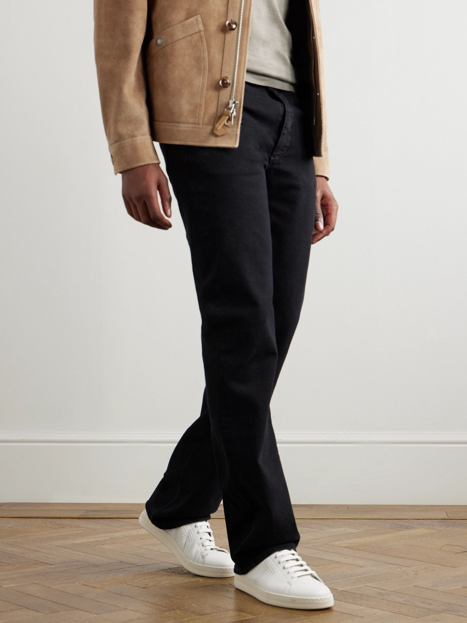 Warwick Full-Grain Leather Sneakers White - 2