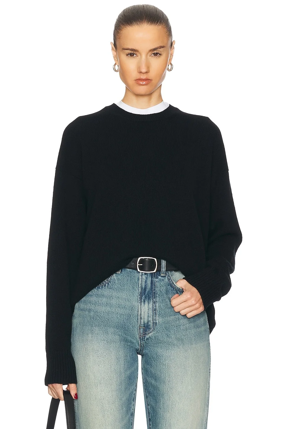 Innes Slouch Crewneck Sweater - 1