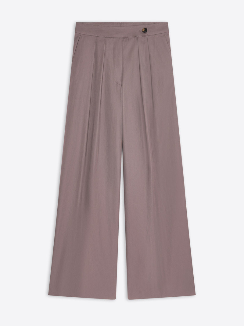 WIDE PLEATED PANTS - 1