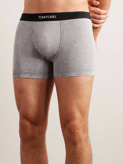 TOM FORD Stretch-Cotton and Modal-Blend Boxer Briefs outlook
