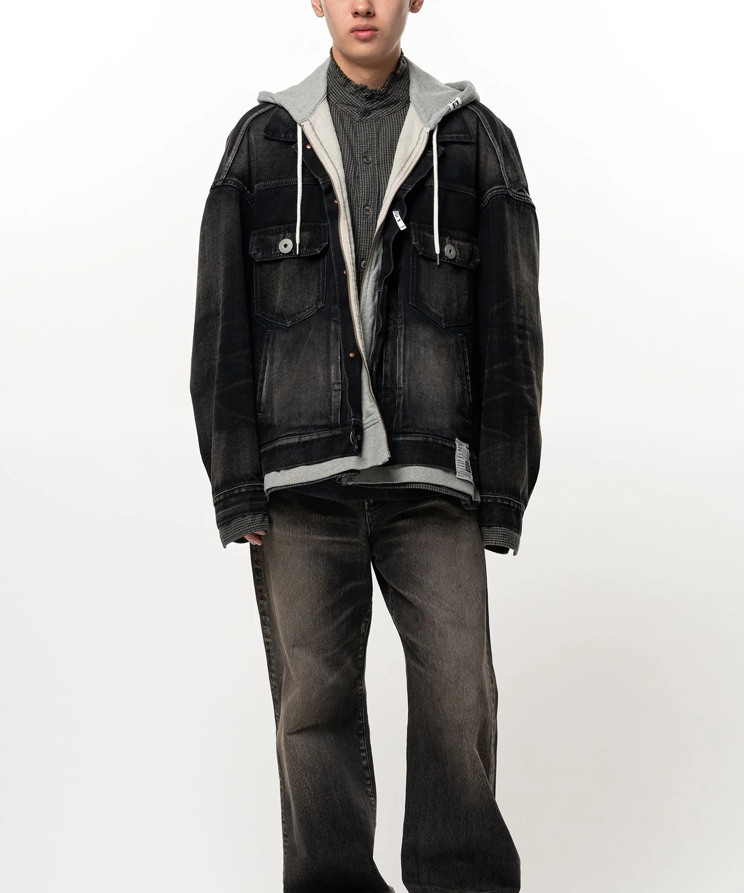 Triple Layered Denim Jacket - 1