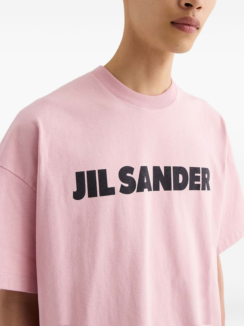 logo-print cotton T-shirt - 3