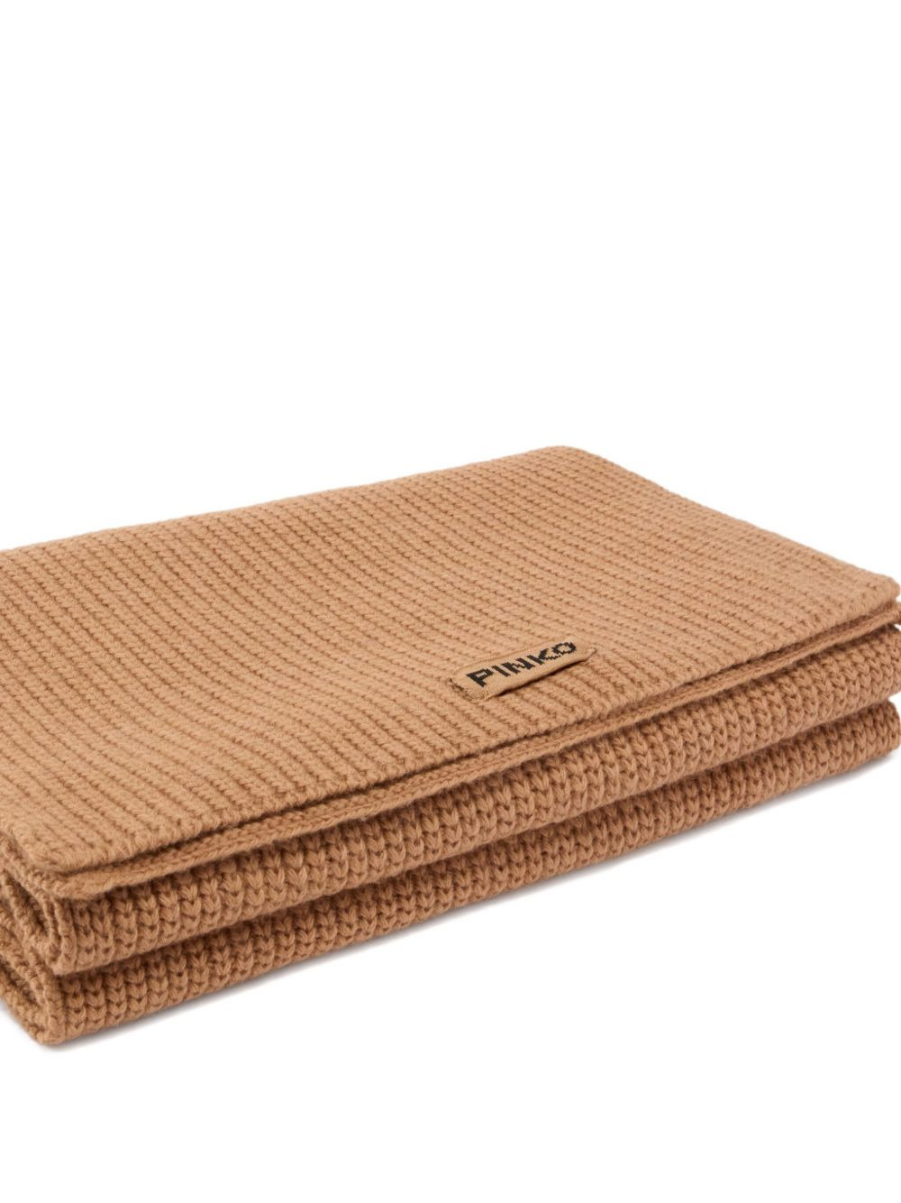 Slovenia ribbed label scarf - 5